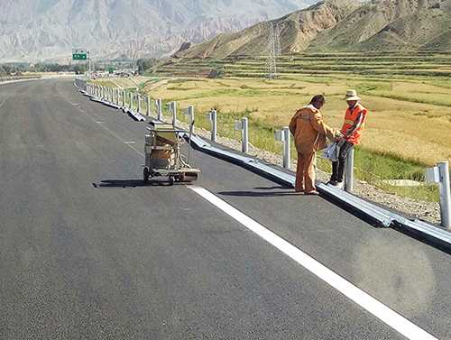 道路標線施工